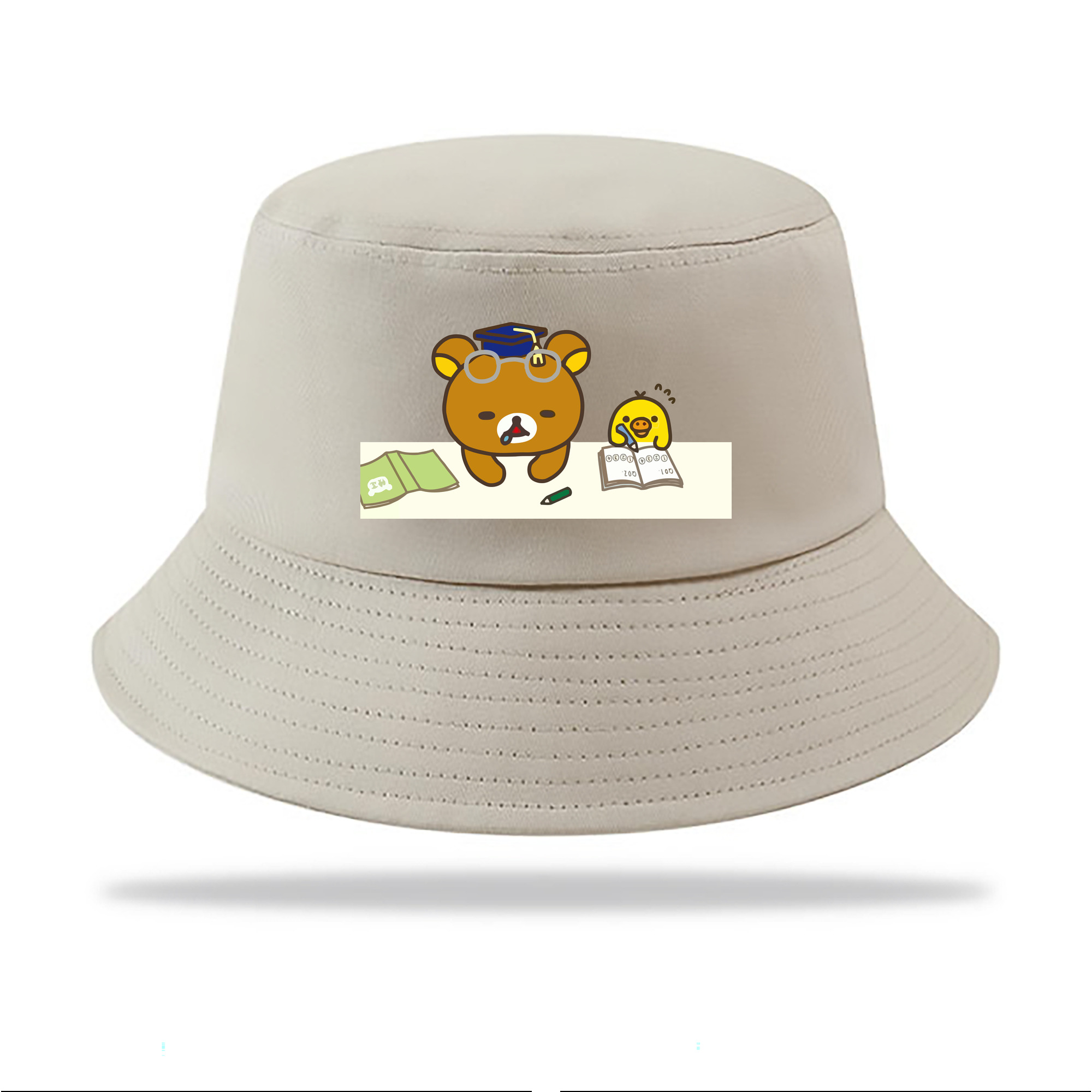 （画像用） リラックマ リラックマ キイロイトリ Rilakkuma Korilakkuma Kiiroitori アウトドア日除けバケットハット